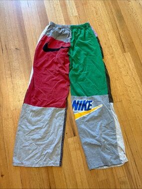 Nike Vintage Reworked Over Dyed Towel Pieced Pants